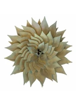 Desert Steel Spiral Aloe Sculpture -Comfortable Garden 8610750 01v desert steel spiral aloe 15 inch