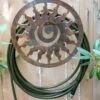 Rustic Sun Wall-Mount Garden Hose Hanger -Comfortable Garden 8611025 9611 tif