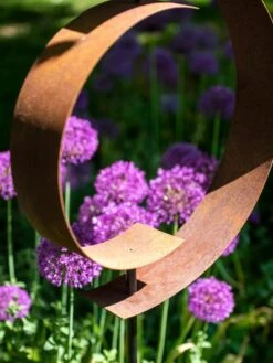 Corten Circle Garden Sculpture 11 Corten Circle Garden Sculpture -Comfortable Garden 8611061 157 tif