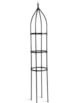 Fleur De Lis Obelisk, 86.8" -Comfortable Garden 8611664 3760 tif