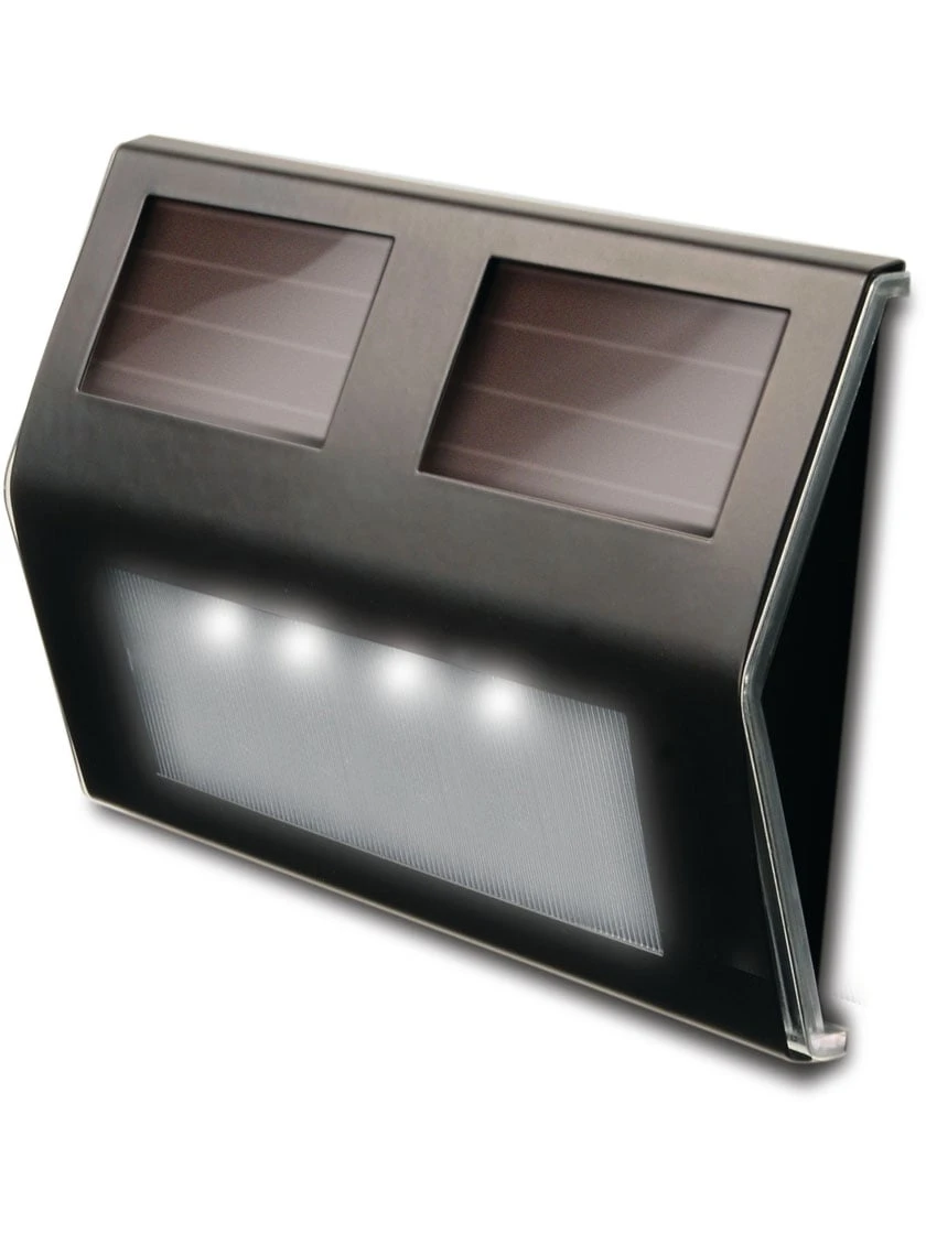 MAXSA® Solar-Powered Metal Deck Light, Set Of 4 8 MAXSA® Solar-Powered Metal Deck Light, Set Of 4 - Image 6
