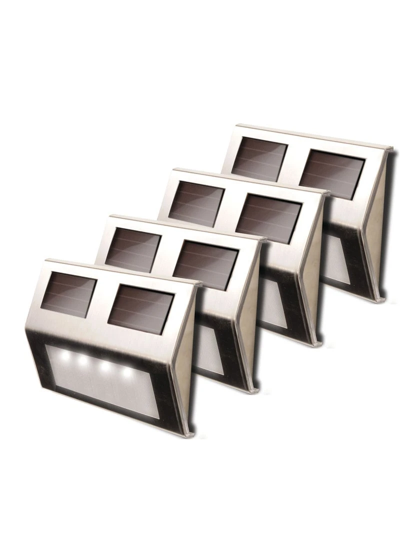 MAXSA® Solar-Powered Metal Deck Light, Set Of 4 10 MAXSA® Solar-Powered Metal Deck Light, Set Of 4 - Image 8