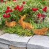 Corten Steel Animal Garden Stakes 1 Corten Steel Animal Garden Stakes -Comfortable Garden 8612060 021 tif