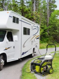 Sun Joe® 4,100/3,300-Running Watt Propane Powered Portable Generator W/24VBattery Starter -Comfortable Garden 8612525 07v