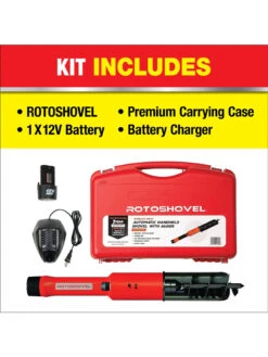 Rotoshovel Battery-Operated Garden Auger 18 Rotoshovel Battery-Operated Garden Auger -Comfortable Garden 8612719 07v