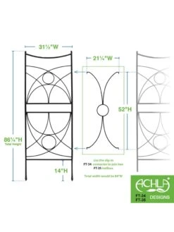 Achla Aurora Trellis Center Link -Comfortable Garden 8612993 02v