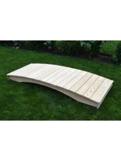 Plank Garden Bridge Unfinished 3' X 12' 8 Plank Garden Bridge Unfinished 3' X 12' -Comfortable Garden 8613097 02v
