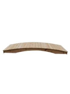 Plank Garden Bridge Unfinished 4' X 12' -Comfortable Garden 8613127 02v