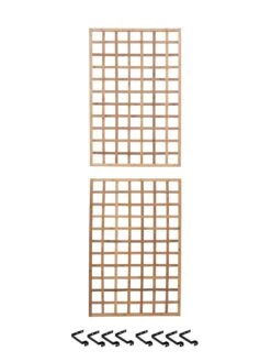 Bamboo Wall Trellis, 45" X 30", Set Of Two -Comfortable Garden 8613149 0041