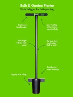 Yard Butler® Long Handled Bulb Planter 7 Yard Butler® Long Handled Bulb Planter -Comfortable Garden 8613157 03v