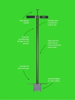 Yard Butler® Sod Plugger -Comfortable Garden 8613169 02v