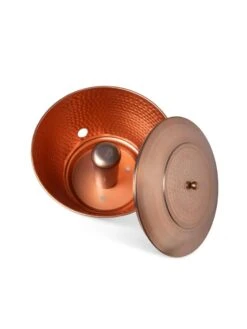 Hammered Copper Hose Pot With Lid -Comfortable Garden 8613311 5811