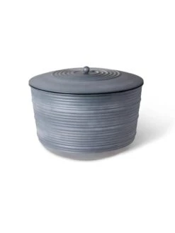 Ribbed Hose Pot With Lid -Comfortable Garden 8613332 5801