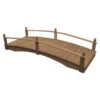 Acorn Garden Bridge Finished 4' X 8' -Comfortable Garden 8613401 01V acorn garden bridge finished 4 foot x 8 foot