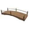 Acorn Garden Bridge Finished 3' X 12' -Comfortable Garden 8613401 01v acorn garden bridge finished 3 foot x 12 foot