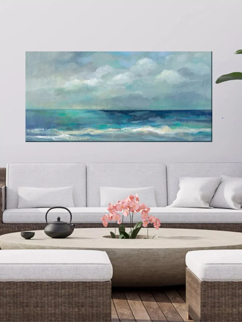 Blue On Blue Outdoor Wall Art 3 Blue On Blue Outdoor Wall Art