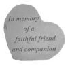 In Memory Of A Faithful Friend Memorial Stone -Comfortable Garden 8614136 02V 3 4 in memory of a faithful friend memorial stone