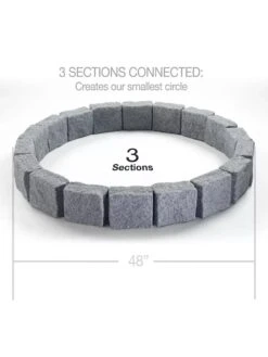 Beuta™ 6-Block Edging Section, 4 Pack -Comfortable Garden 8614155 04V 3 4