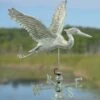 Verde Copper Heron Weathervane, Standard Size -Comfortable Garden comp 8593536